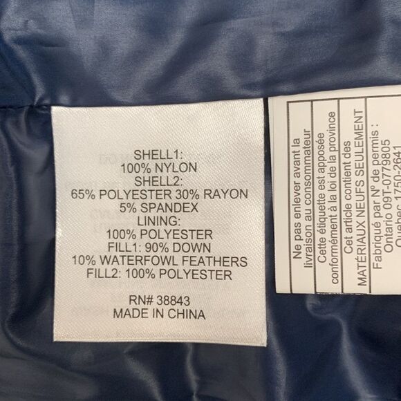 Tahari Puffer Black Womens Coat Zip Pockets Belt Jacket Size M - Picture 11 of 12